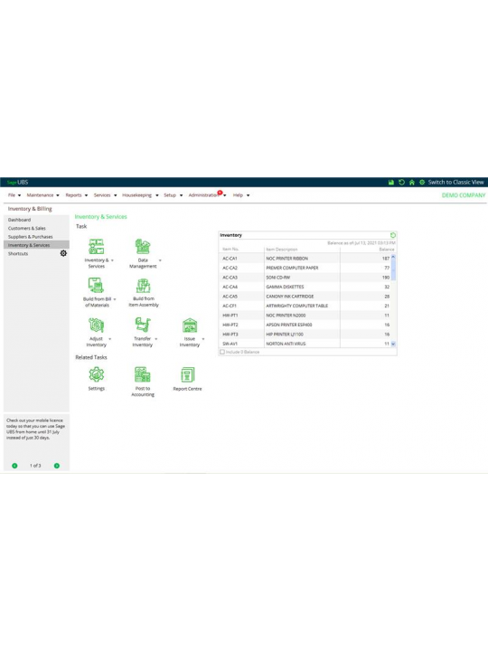 UBS Inventory Software (Single User) Latest Version